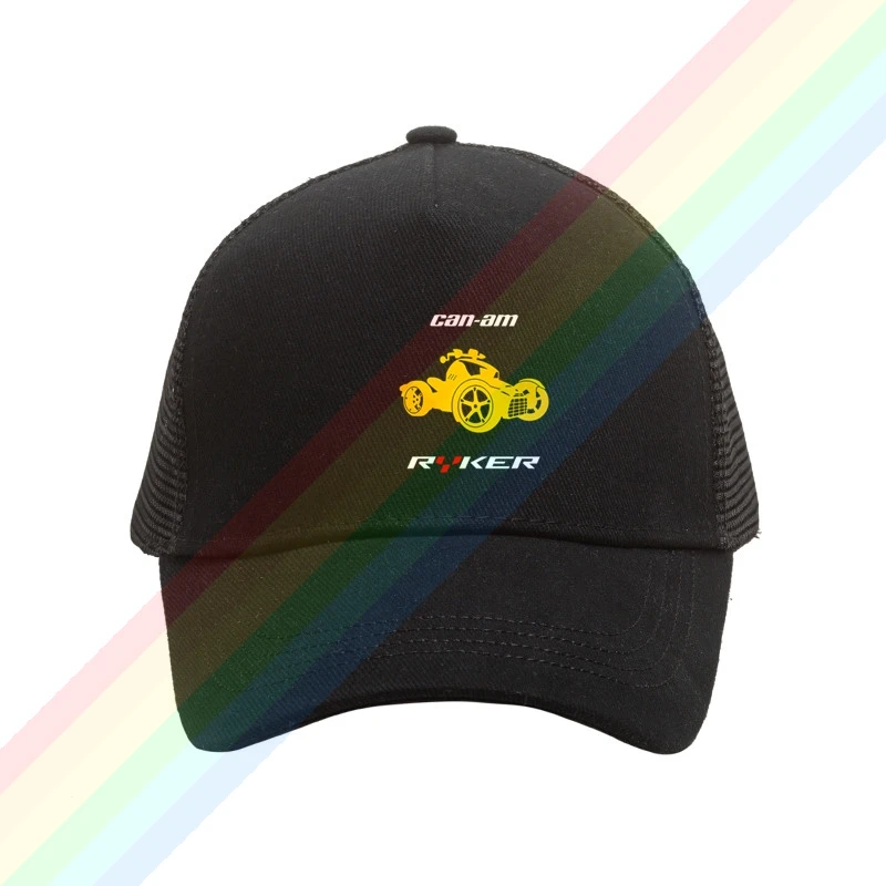 Удобная моющаяся бейсболка CAN Am Yellow для мужчин и женщин Регулируемая Кепка с