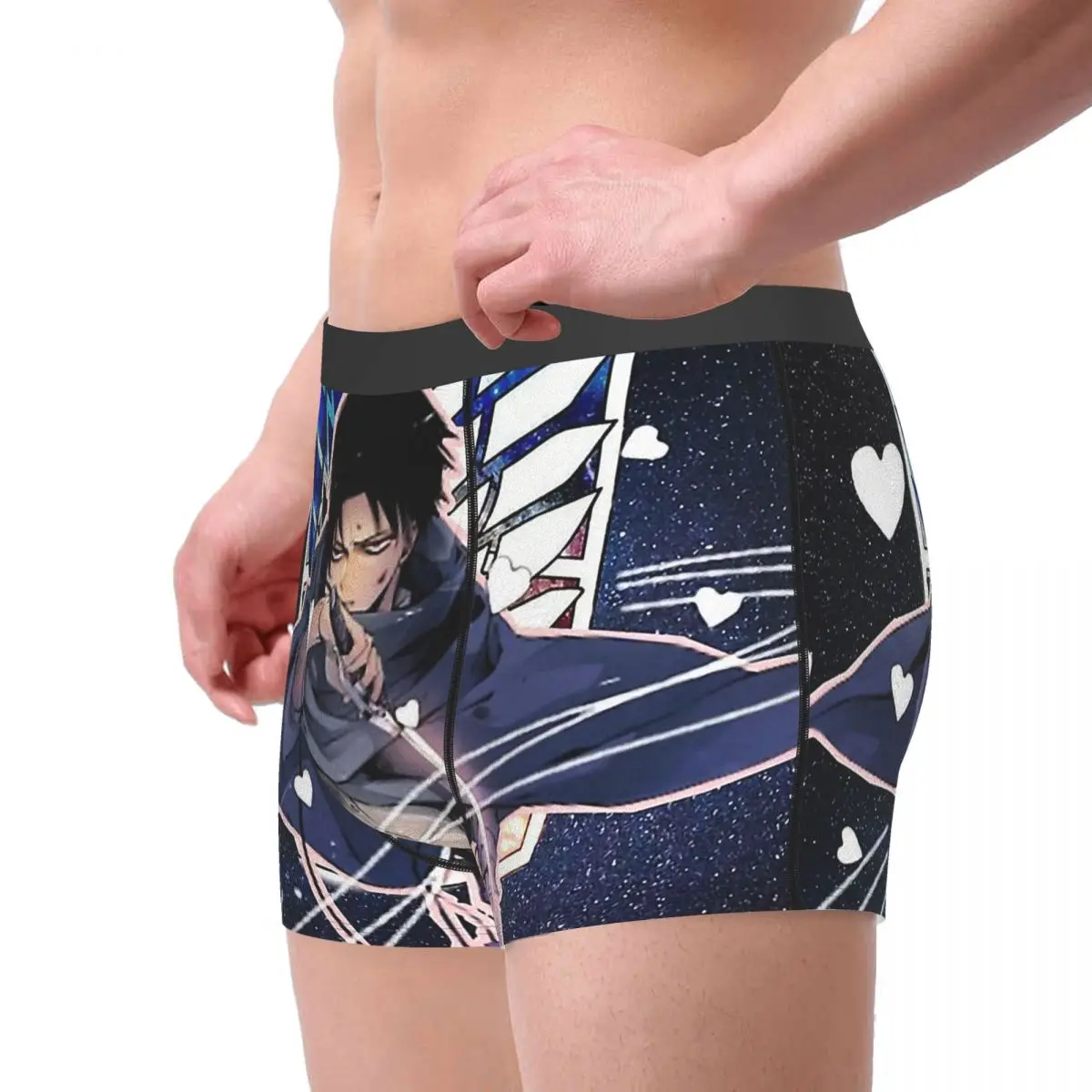 Трусы-боксеры в стиле аниме Атака Титанов бамбуковое нижнее белье дышащие