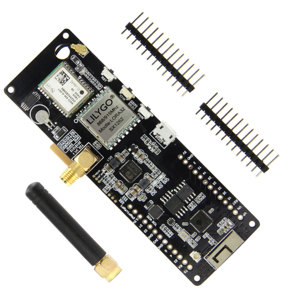 LILYGO®TTGO Т образной балки V1.1 SX1262 868/915/МГц ESP32 Wi Fi Беспроводной Bluetooth модуль GPS NEO 6M SMA