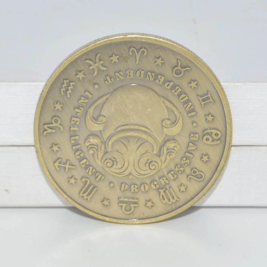 Созвездия Антикварная Серебряная Памятная монета коллекционные монеты в