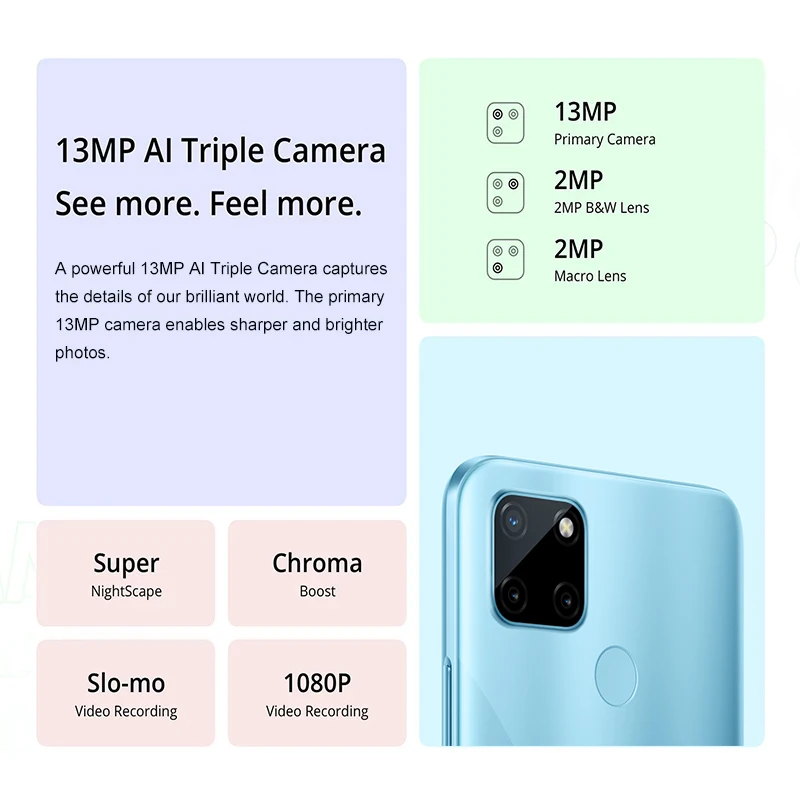 realme c21y 4gb 64gb global version smartphone octa core processor 6 5 hd large display 5000mah battery 13mp ai triple camera free global shipping