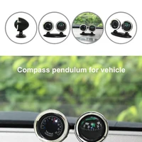 black color excellent dashboard guide ball navigation tools portable automotive compass space saving for vehicle