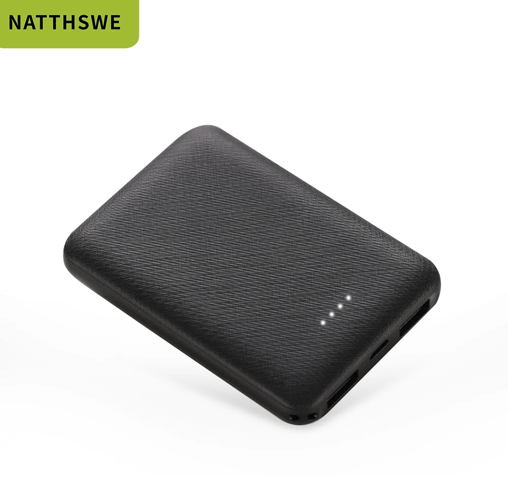NATTHSWE 20000 мАч двойной USB внешний аккумулятор для мобильного телефона быстрая