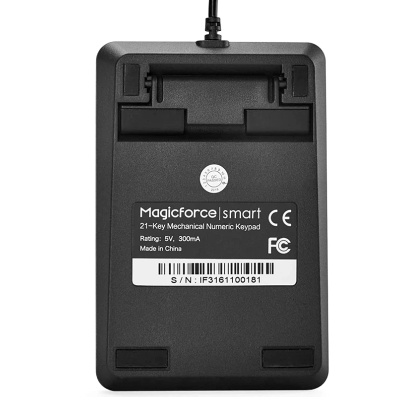 

Mechanical Numeric Keypad Brown Switch Wired Ice Blue Backlight Gaming Keypad 21 Keys Mini Numpad Portable Keypad