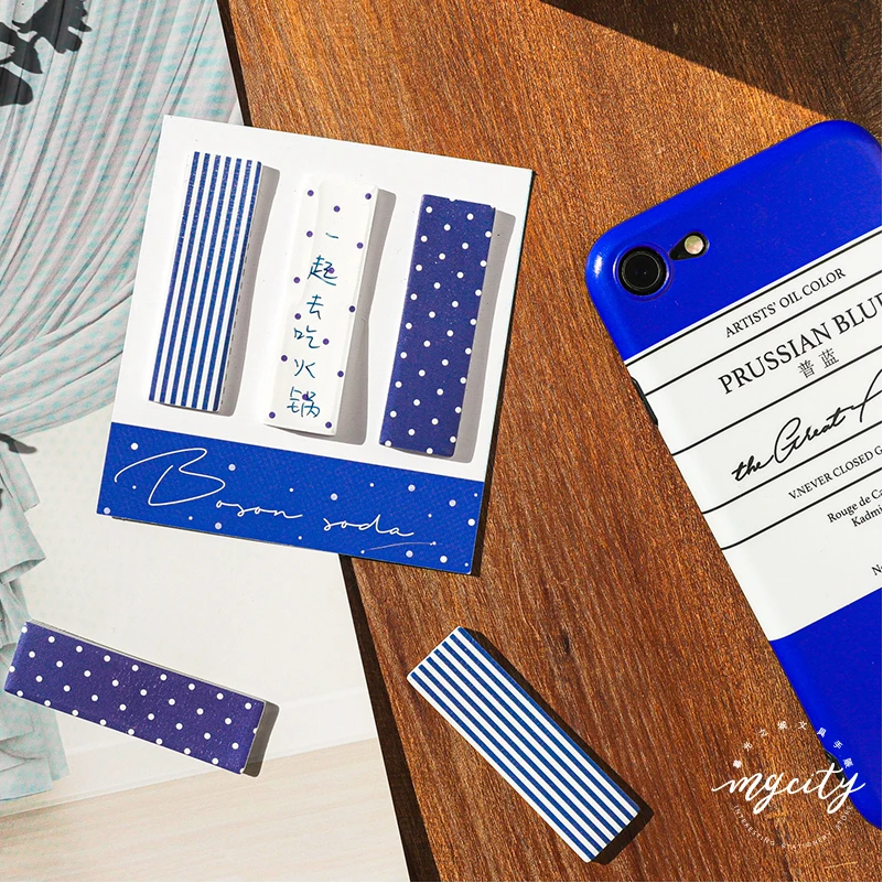 60 X Cute Basic Series Colourful Dots Grid Sticky Notes School Stationery Memo Pad Lovely Diary Sticker Planner Office Supplies |