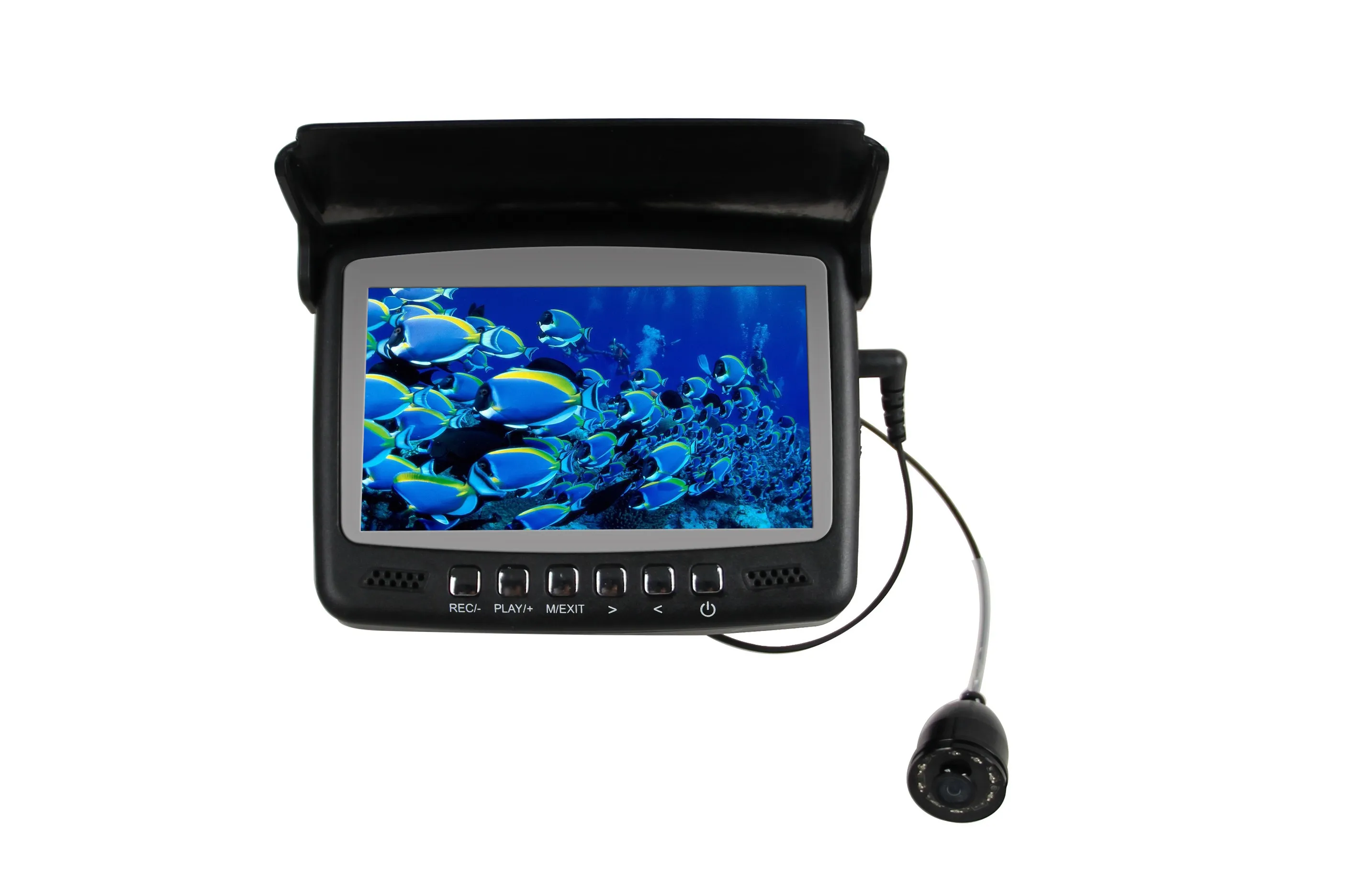 CR110-7HBS with DVR and 4.3'' Digital LCD Screen HD 1000 TVL Underwater Fishing Camera Ice 15-30M cable | Безопасность и