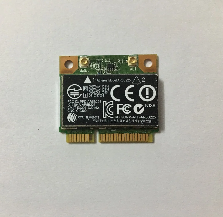 Новая карта для Atheros AR5B225 half MINI PCI-E WIFI Беспроводная Bluetooth4.0 HP DV6Z G6 G7 DM1 DM4 DV7 655795-001