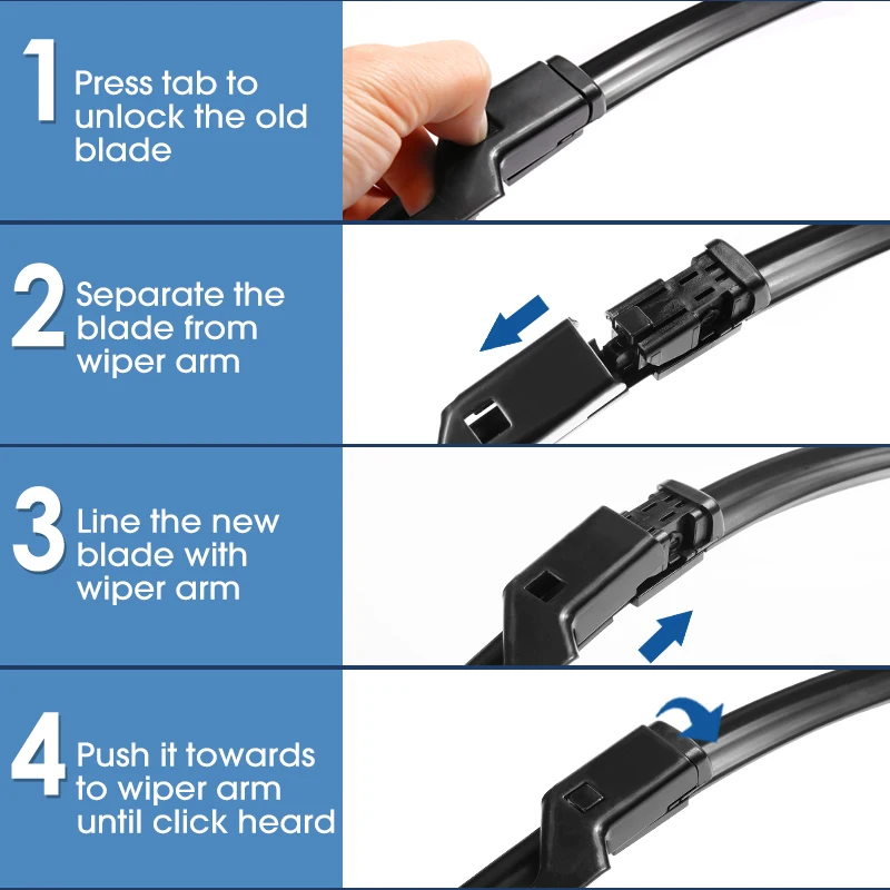 Щетки стеклоочистителя BSTWEP для GMC Land Fit нажимные ручки 2010 2011 2012 2013 2014 2015 2016 2017 |