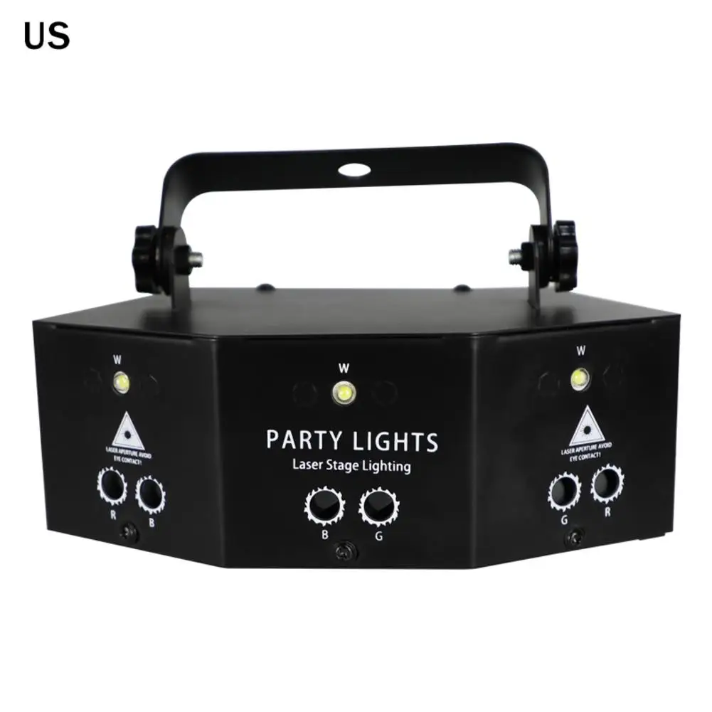 

RGB Disco Ball Party Lights 9-eye Stage Strobe Light Portable Family Party Ball Colorful Light For Halloween Christmas Decoratio
