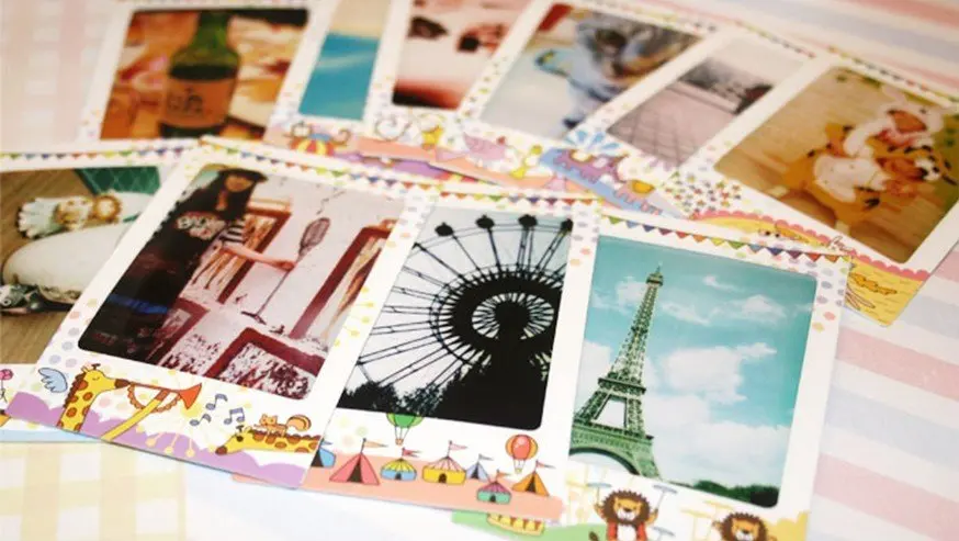 10 шт./партия Kawaii polaroid цирк фоторамка наклейки сделай сам многофункциональные