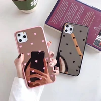 soft electroplated all inclusive mobile phone case for iphone 11 pro xs max 6 6s 7 8 plus x xr cute love heart protective cover