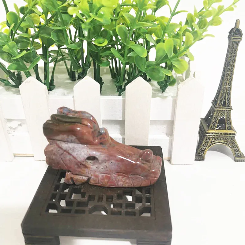 Высококачественная фотография 2 5 дюйма с резьбой в виде головы дракона|Камни| |