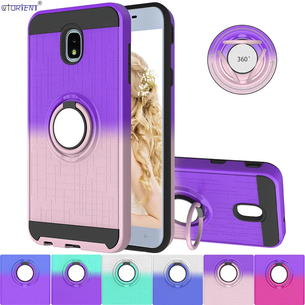 Чехол-накладка для Samsung Galaxy Sol 3 J3 Star Aura двухслойный Гибридный армированный чехол V