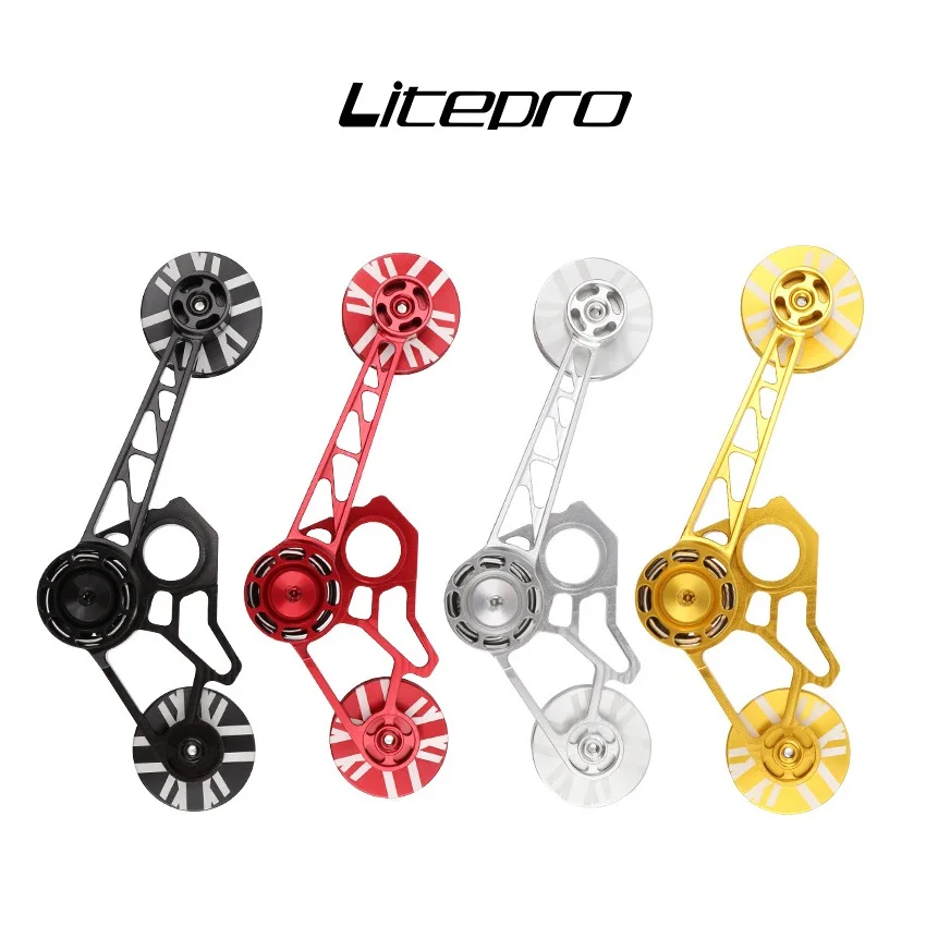 

Litepro 2-3-6 скоростей для натяжителя цепи Brompton CNC алюминиевый сплав задний переключатель цепи адаптер натяжитель колеса