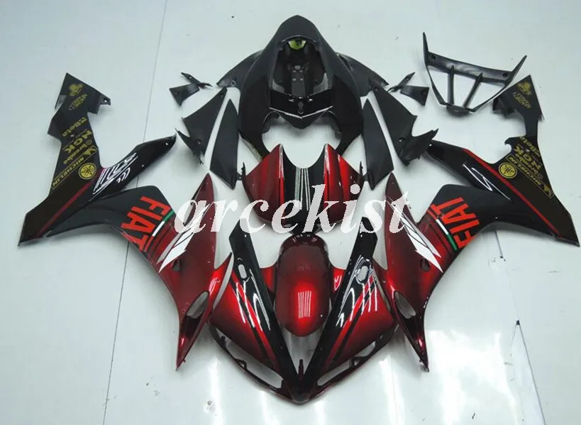 

Injection Mold New ABS Motorcycle Whole Fairings kit Fit for YAMAHA YZF-R1 R1 2007 2008 07 08 Bodywork set red black