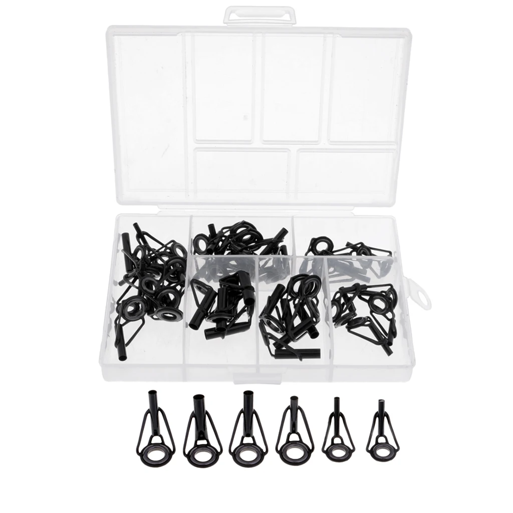 40 штук в коробке рыболовные стержни для жало кольцо инструментов использования