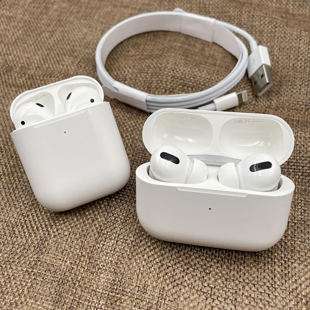 Auriculares inal&aacute;mbricos airpods pro 2, aud&iacute;fonos con Bluetooth y estuche de carga, de segunda mano, carga r&aacute;pida, 95%-2