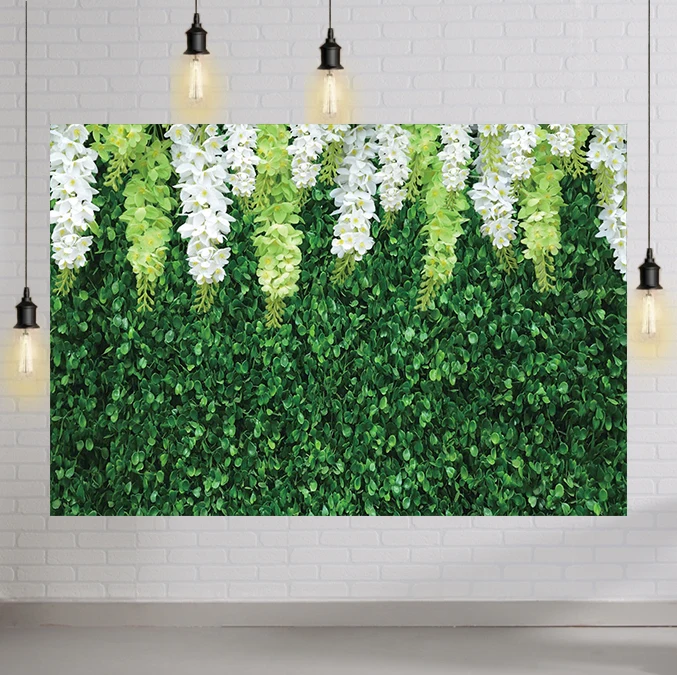 

Фон с зелеными листьями, цветочное украшение, свадебный фон, природный зеленый газон, праздничный фон для фотосъемки, день рождения, Фотосту...