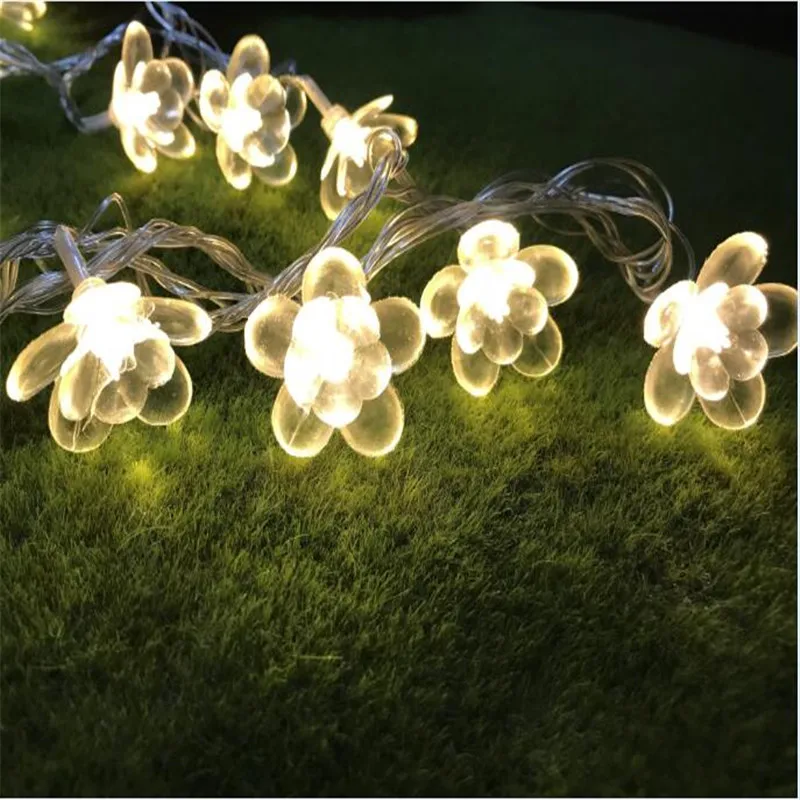 Гирлянда с цветами лотоса 10 м 50 светодиодов|led christmas garlands|led christmasgarland led |