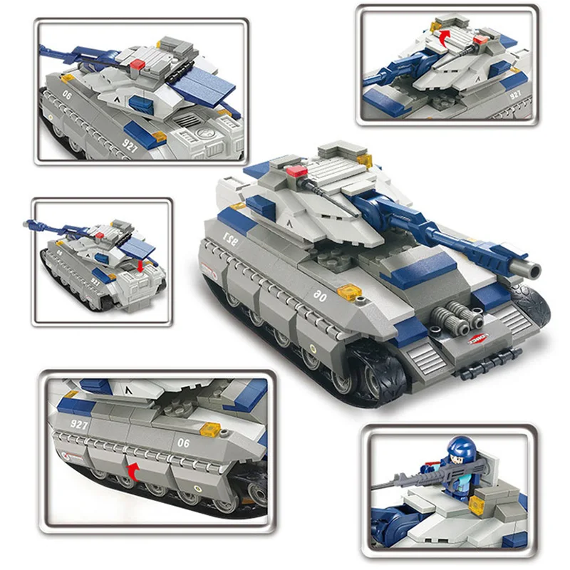 Будущие модели военного боевого танка модель сборки звездной осады строительный