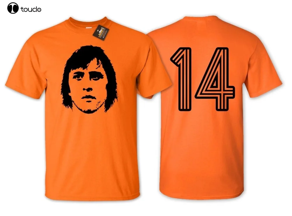 Футболка для футбола Cruyff 14 Holland-дизайнерская Повседневная футболка взрослых с