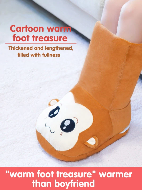 Электрическая грелка для ног с длинными трубками тапочки обуви стула мягкая