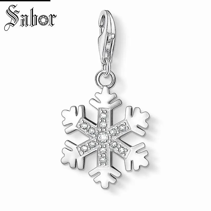 Подвеска-Снежинка thomas Подарочные ювелирные изделия для женщин зимний подарок 2020
