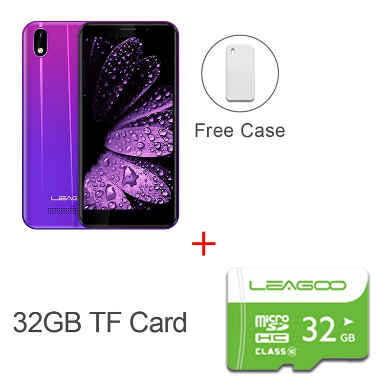 TWILIGHT N 32GBCARD LEAGOO Z10 Android мобильный телефон 5," 18:9 дисплей 1 ГБ ОЗУ 8 Гб ПЗУ MT6580M четырехъядерный 2000 мАч 5MP камера 3g смартфон - Цвет: TWILIGHT N 32GBCARD