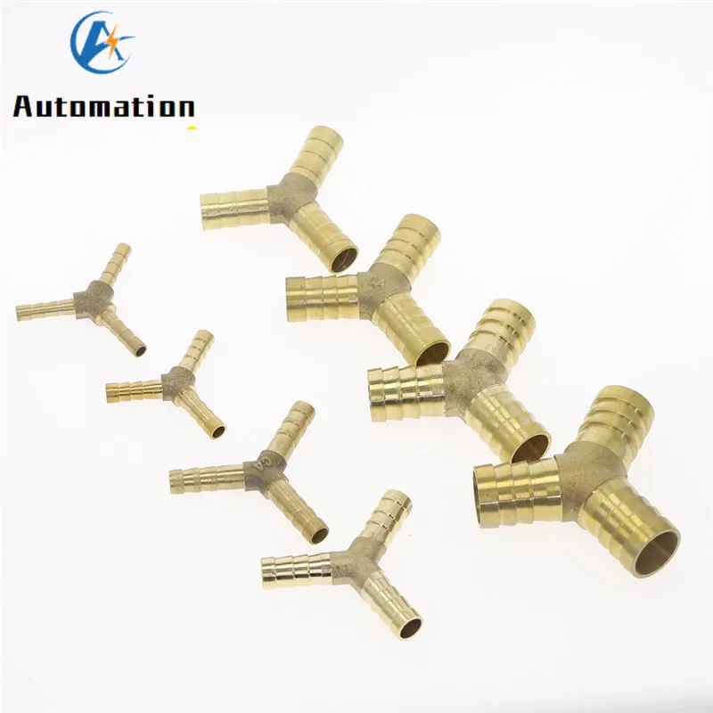 Латунный сращиватель фитинг для труб y образной формы 3 ходовой шлангный зажим 4