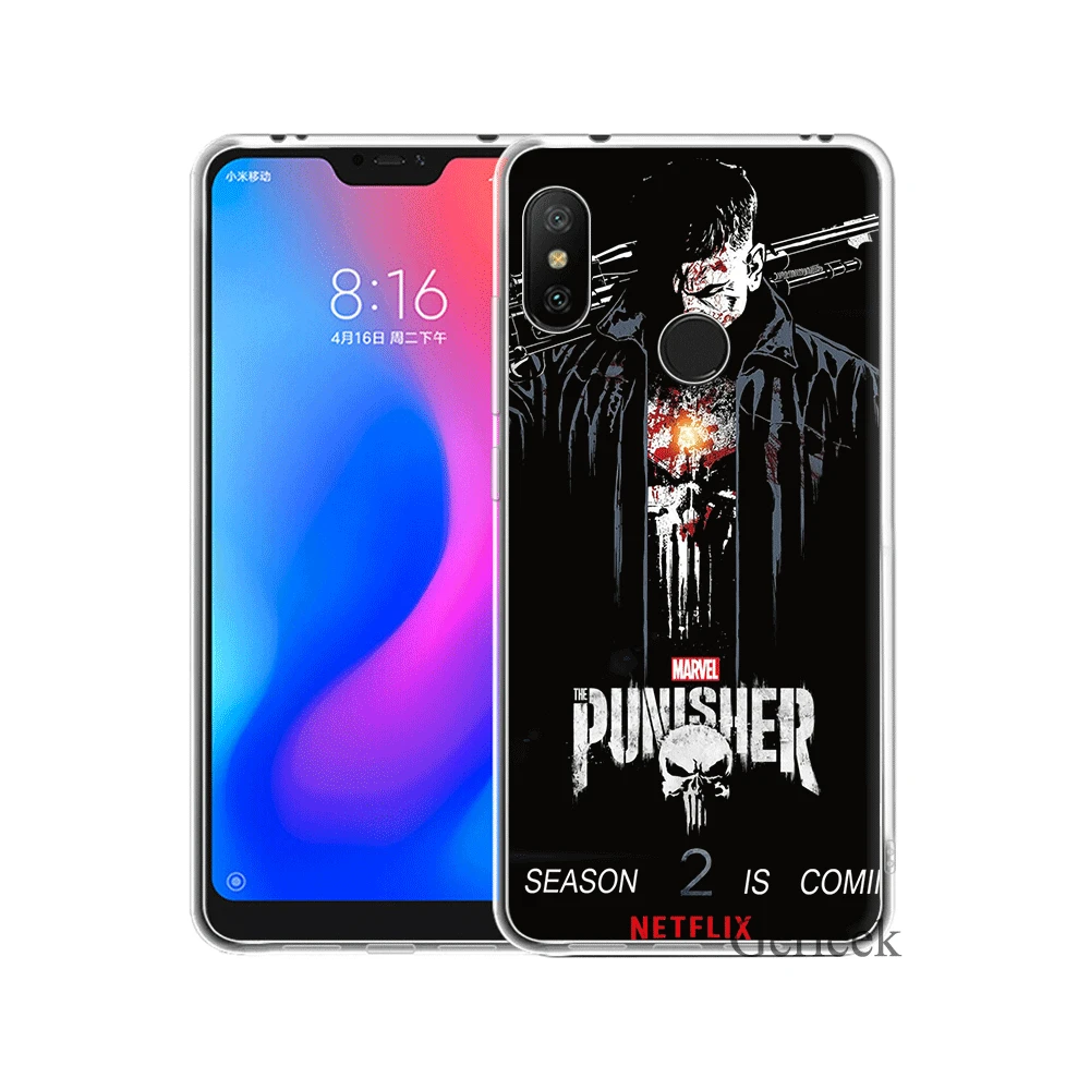 Жесткий чехол для телефона Desxz Xiaomi Mi 5 5S 6 8 Lite SE A1 5X A2 F1 9 MAX 3 Каратель защитная