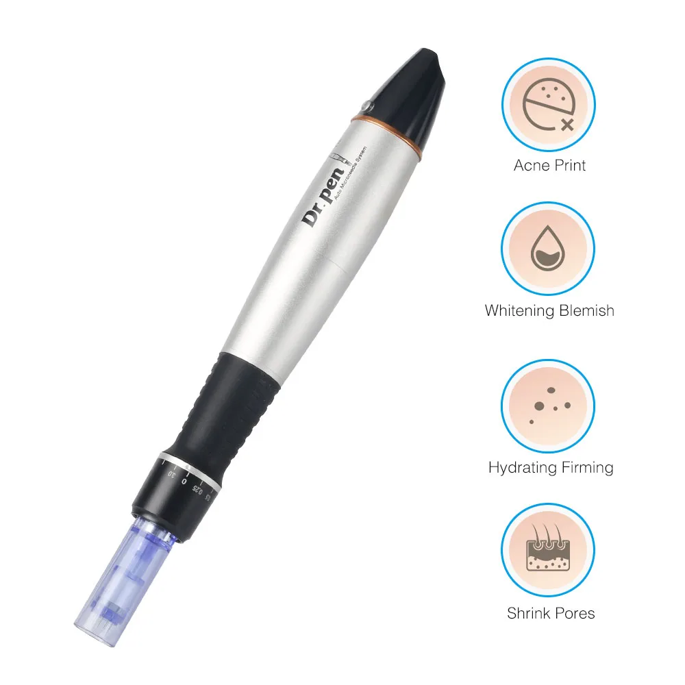 値段 Drペンウルティマ5vで12個カートリッジワイヤレスダーマペンスキンケアキットマイクロニードル家庭用美容機瘢痕除去ホット