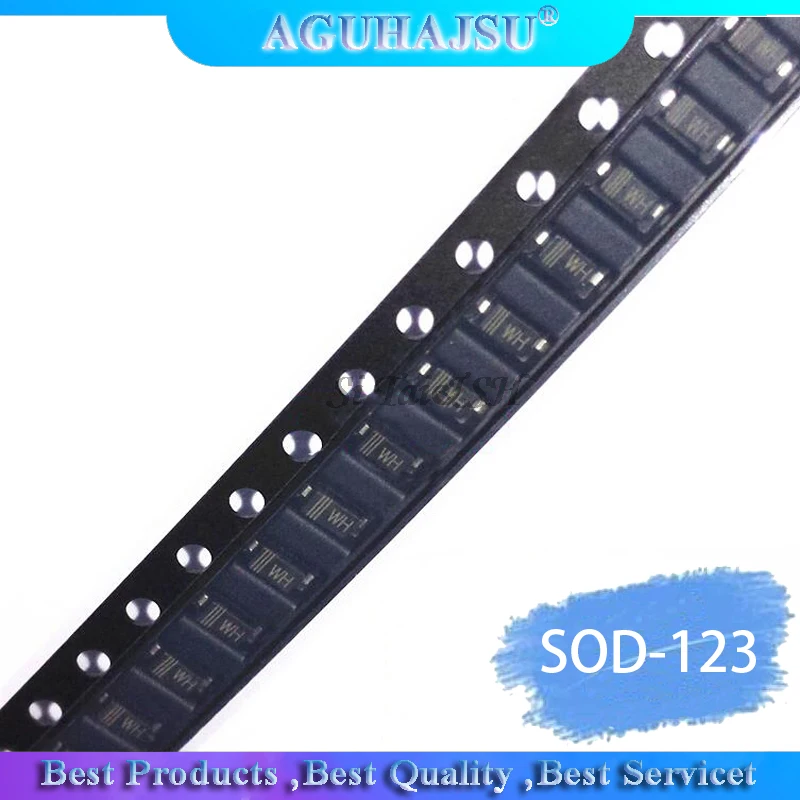 100 шт SMD диод 0805 SOD-123 1N5819 1N4007 1N4148 SOD123 SOD-323 1206 1N4148WS 1N5819WS B5819WS SOD323 | Электронные