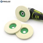 Sss 3 шт. 4 дюйма5 дюймов Высота 12 мм шерстяной войлок Полировочный круг угловая шлифовальная машина Полировочный диск для вращающегося инструмента абразивный