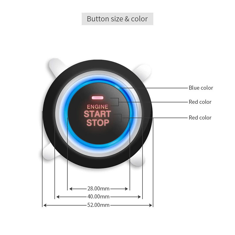 EASYGUARD PKE Автомобильная сигнализация Пассивный бесключевой вход с кнопочным