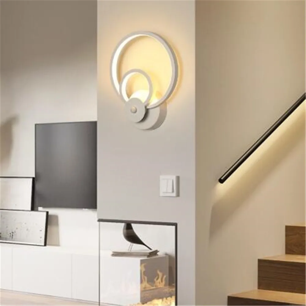 

Настенный Квадратный светодиодный светильник, 18 Вт, 36 светодиодов, в форме цветка, Листьев, рельсов, настенная лампа для спальни, ночсветиль...