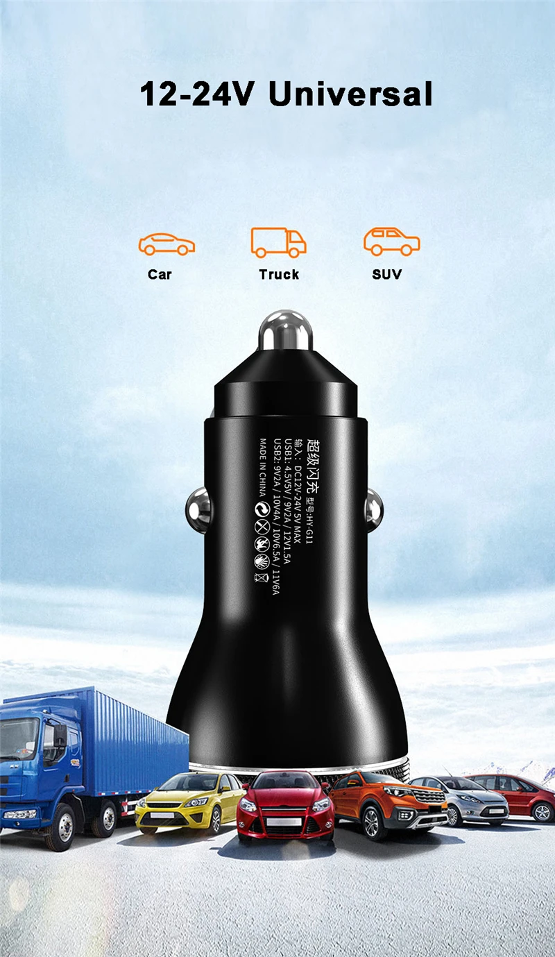 65w usb car fast charger supervooc 2 0 superdart 22 5w 6 5a type c cable for reno 3 4 ace 2 x20 realme x50 pro oppo find x2 pro free global shipping