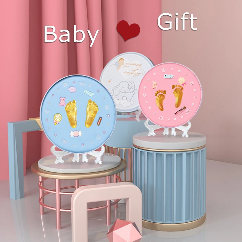 Детские сувениры безопасная печать на ногах для новорожденных детская грязевая