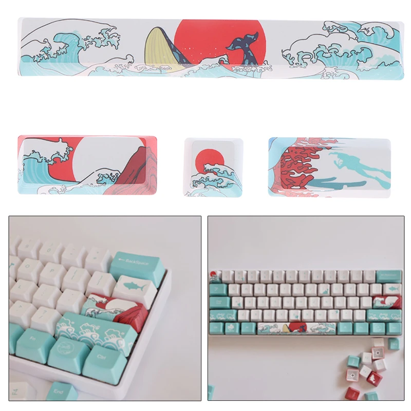 Клавиши клавиатуры PBT Space Bar 6.25U ESC Entrer Keys OEM Profile Coral Sea 1 комплект | Компьютеры и офис