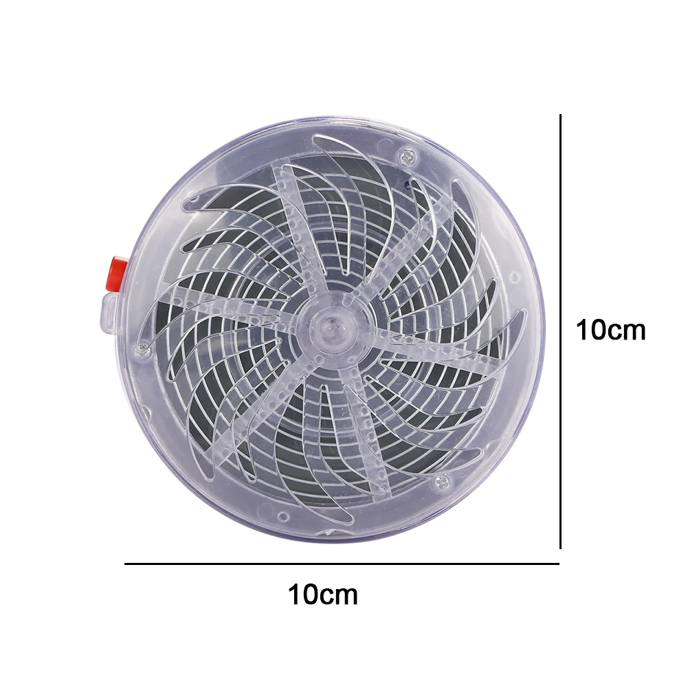 Серый уличный солнечный УФ-светильник от комаров ловушка насекомых пластиковая