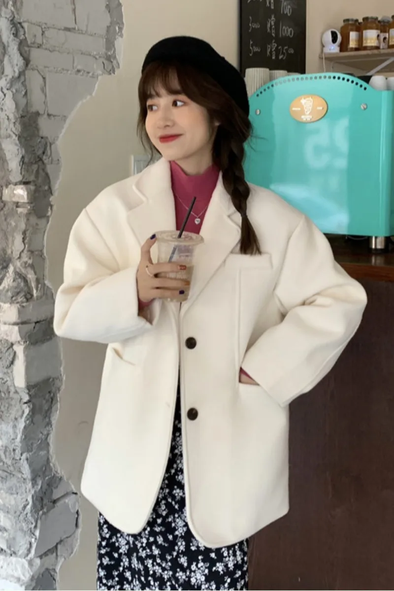 

New Korean Ins Long Sleeve Versatile Suit For Students In Autumn And Winter 2020