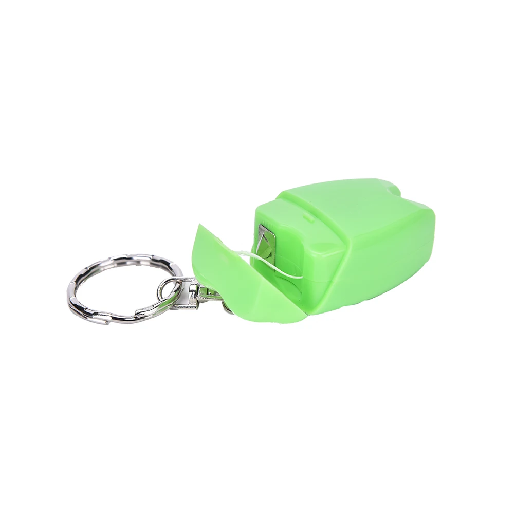 Модные Портативный зубная нить зубы чистыми брелок Путешествия 15 м чистка зубов