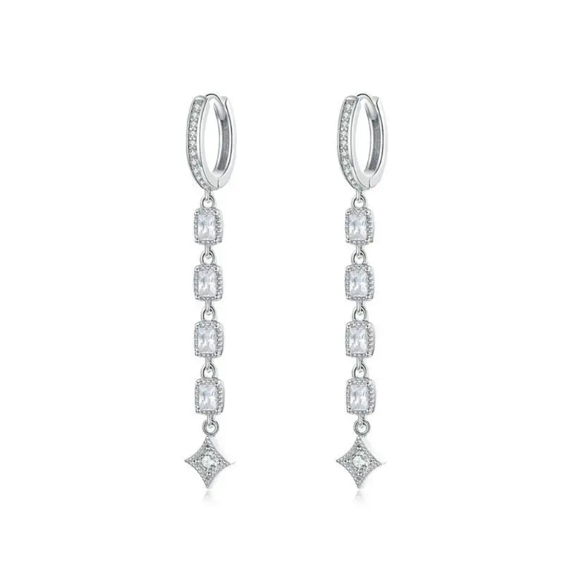 

925 Sterling Silver Pendant Fashion Earrings Jewelry For for Women Girls Christmas Gfit Fashion Wedding Jewelry