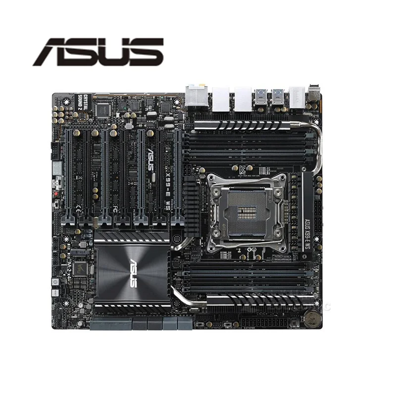 Для ASUS X99 E WS оригинальный б/у Настольный X99M 2011 Socket LGA Core i7 LGA2011 V3 DDR3 Материнская