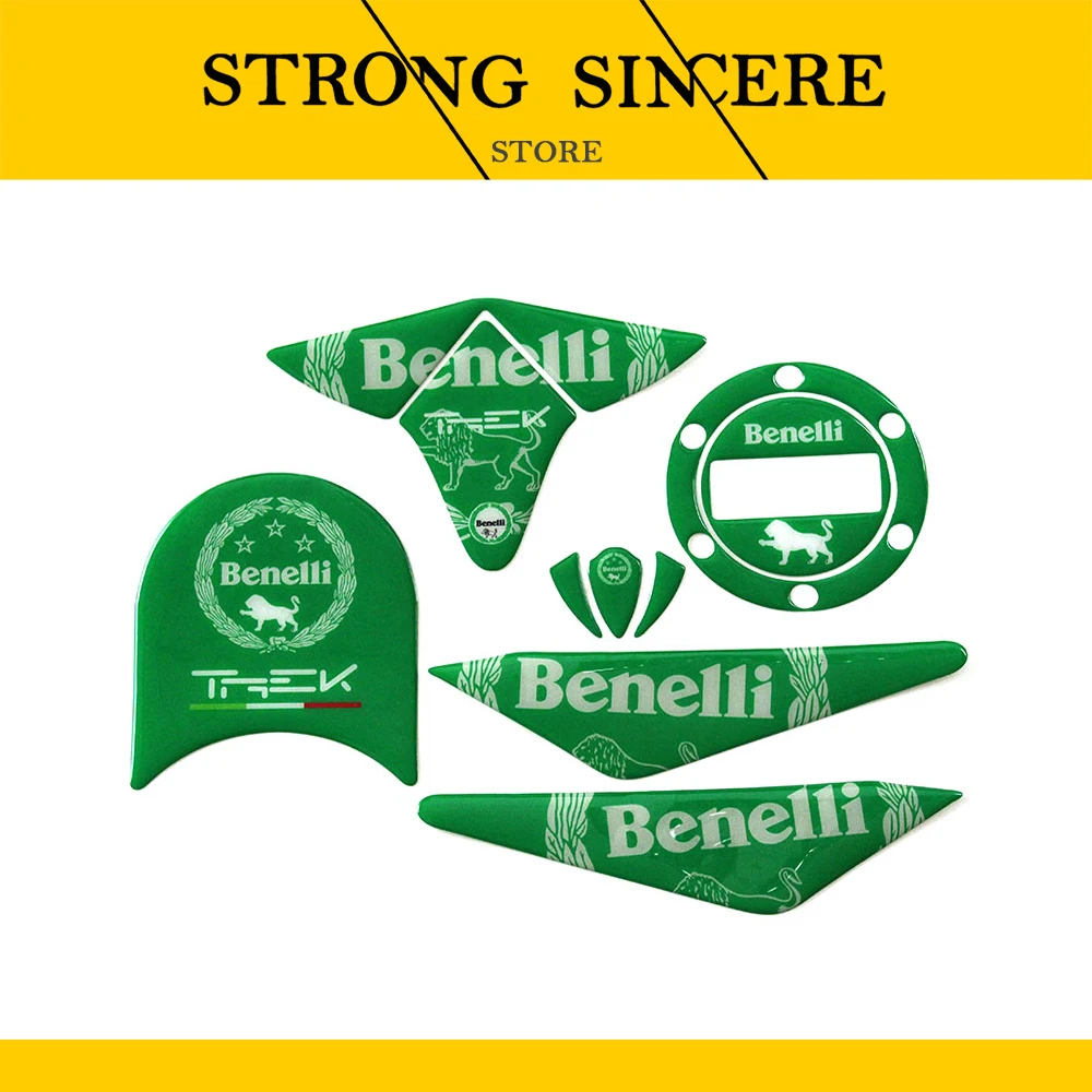 Free Shipping Motorcycle Accessories 3D Real Tank Pad Sticker Decal Emblem Fits For BENELLI TREK1130 TRE K1130 TRE-K1130