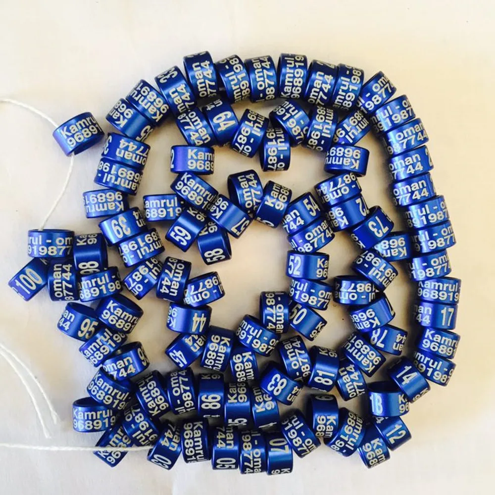 Кольцо для ног птицы серебряное кольцо попугая закрытое голубиных гонок Кольца