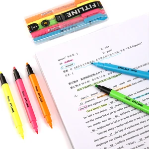 3/6pcs/set  Pentel SLW11-S Double-Tip Highlighter Pen Twin Tips Watercolor Pen Students Office School Supplies