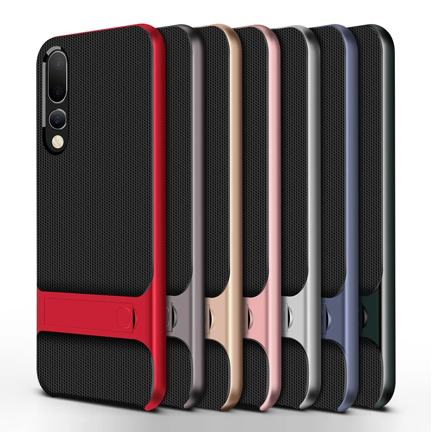 Чехол для мобильного телефона задняя крышка Huawei P20 P20Pro чехол подставка