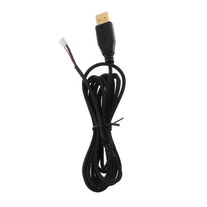 

Gold Plated Durable Nylon Braided Line USB Mouse Cable Replacement Wire For Razer Deathadder 2013 6400DPI Gaming Mouse