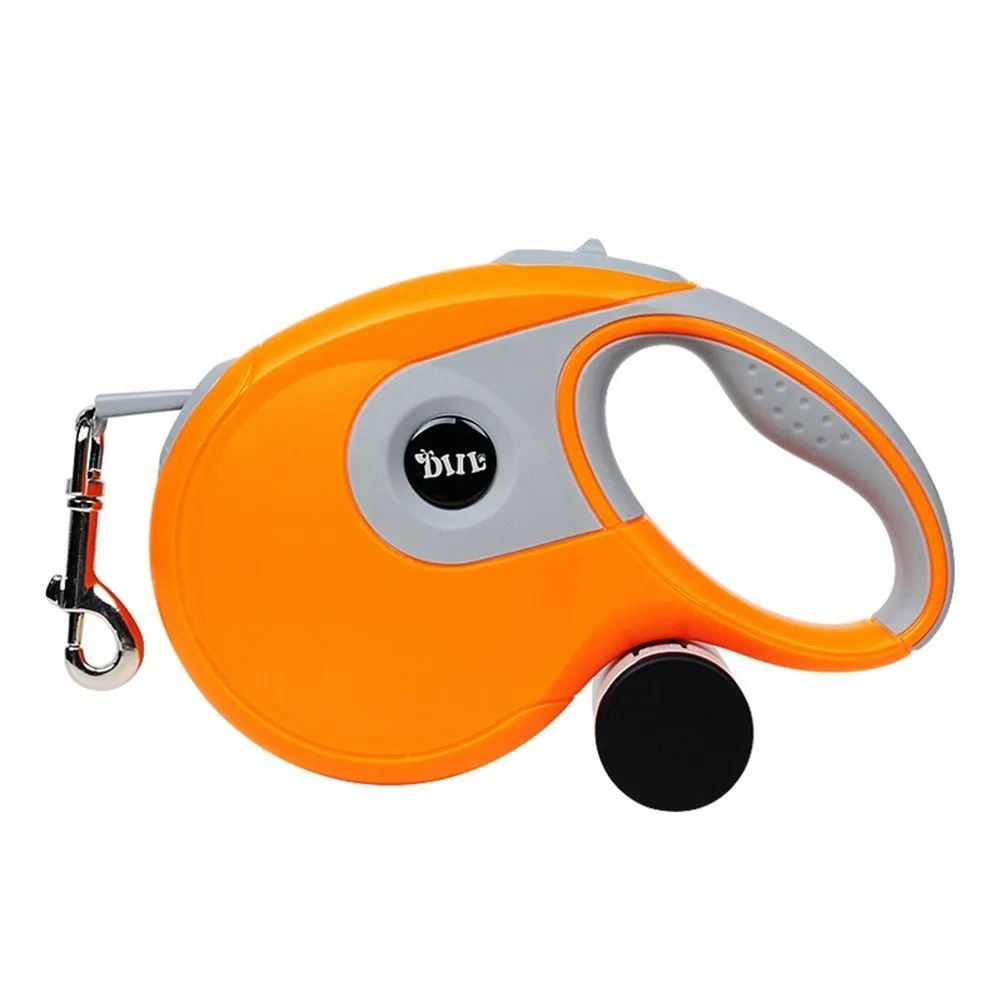 Orange Dog Cat Leash 5 м/8 м Премиум Прочный рулетка для Большой пес питомец поводки автоматический выдвижной поводок для средних и больших собак прогулочная Тяговая веревка - Цвет: Orange Dog Cat Leash