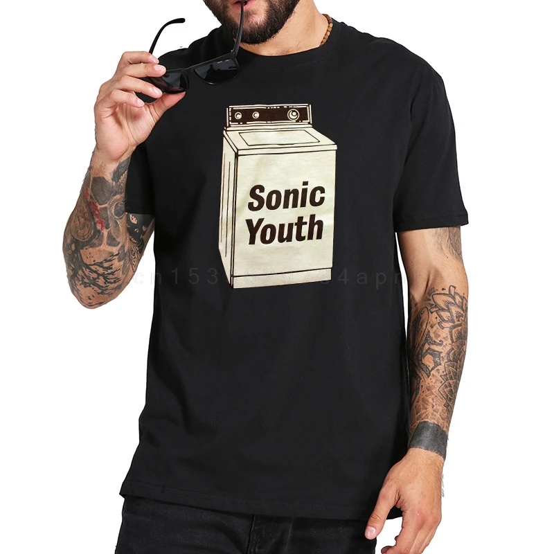 Футболка с принтом Sonic Youth Alternative Band футболки графическим удобные повседневные